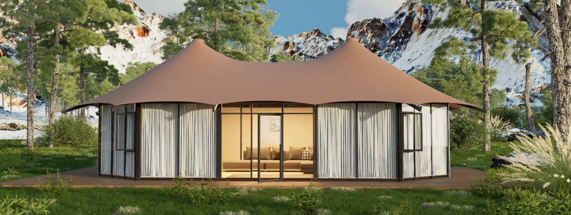 焉耆多边形帐篷定制